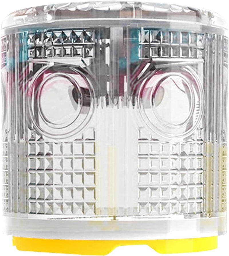 QXH Solar Strobe Warning Light: Bright Solar Emergency Strobe Warning Light, Strong Magnetic Base Flashing Lamp, Waterproof LED Safety Outdoor (White) - Image 1